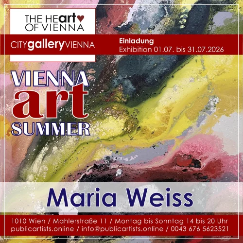 Maria Weiss im “VIENNA ART SUMMER” in der CITYgalleryVIENNA