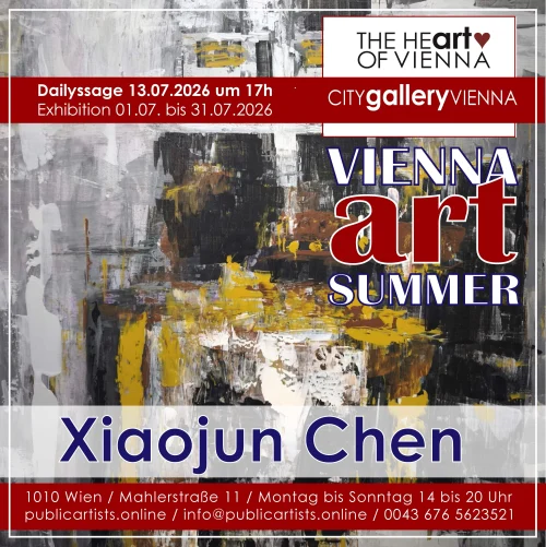 Xiaojun Chen a „VIENNA ART SUMMER“ kiállításon a CITYgalleryVIENNA-ban
