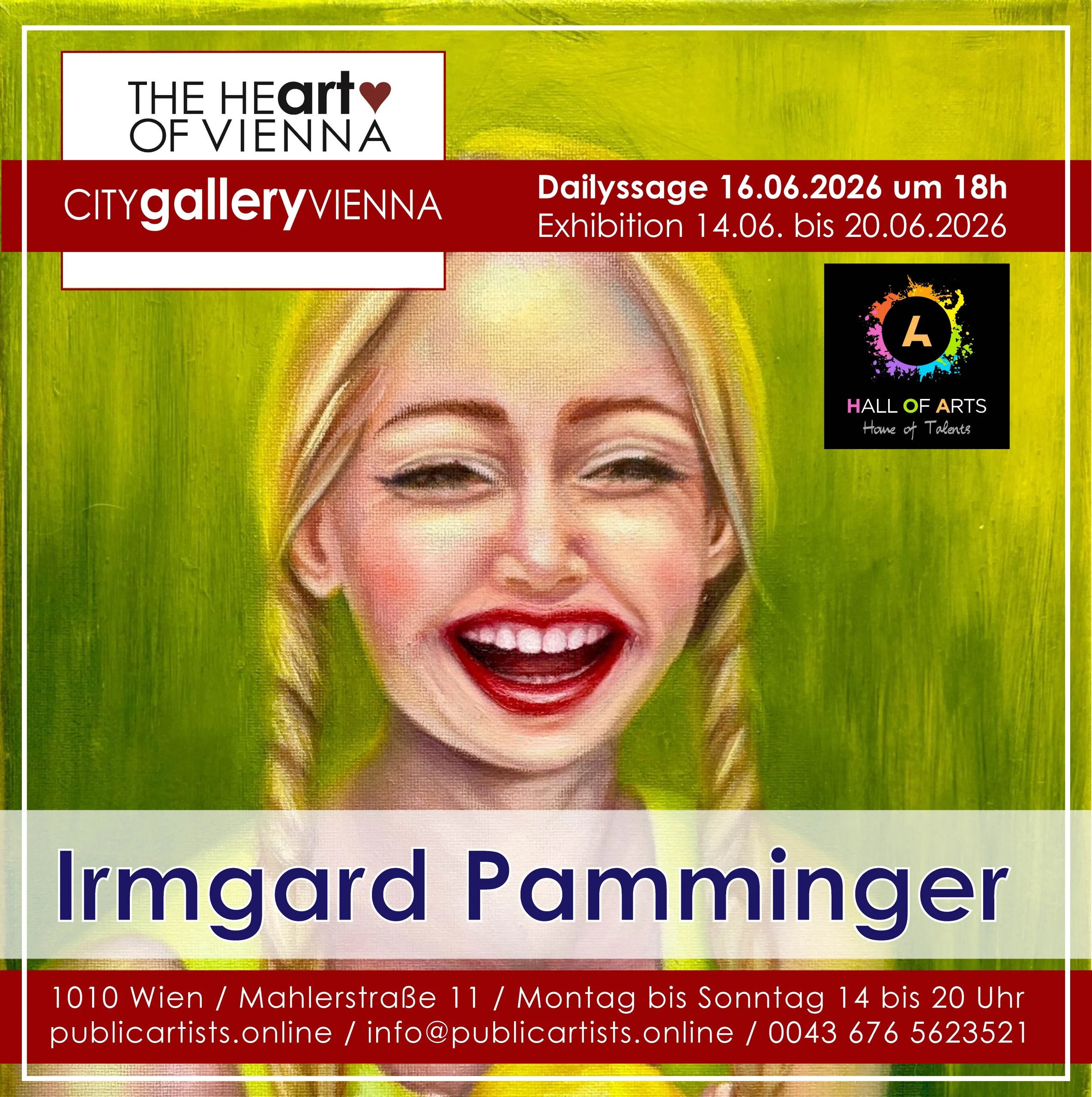 HALL OF ARTS представляет Ирмгард Паммингер в CITYgalleryVIENNA