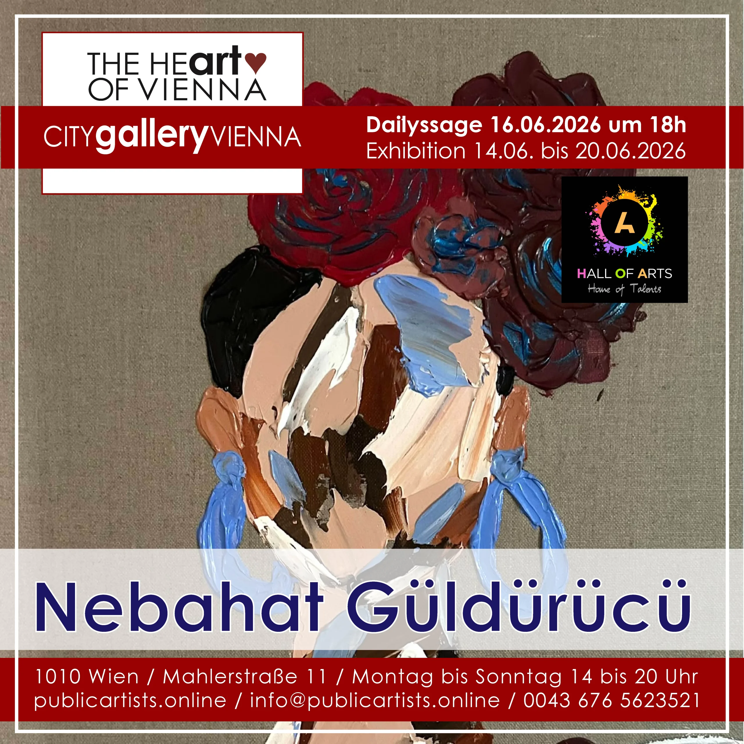 HALL OF ARTS представляет Небахат Гюльдюрючи в CITYgalleryVIENNA
