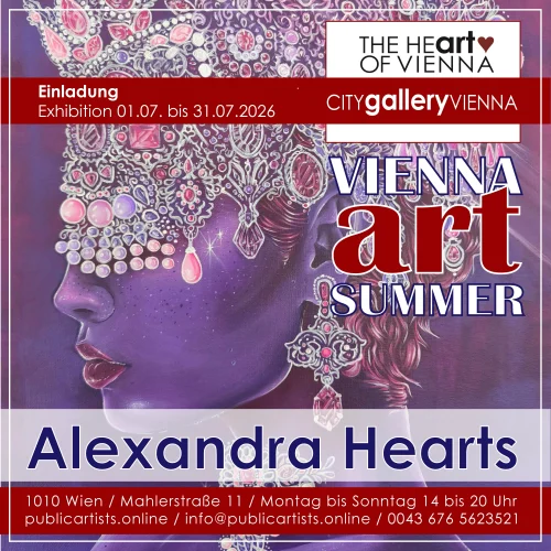 Alexandra Hearts im “VIENNA ART SUMMER” in der CITYgalleryVIENNA
