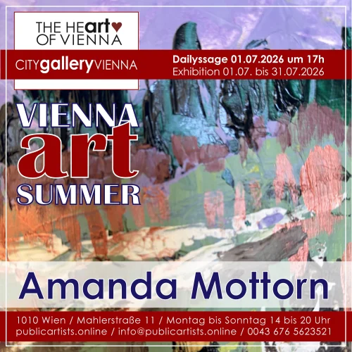 Amanda Mottorn im “VIENNA ART SUMMER” in der CITYgalleryVIENNA