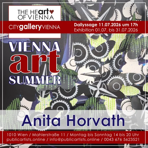 Anita Horvath a „VIENNA ART SUMMER“ kiállításon a CITYgalleryVIENNA-ban