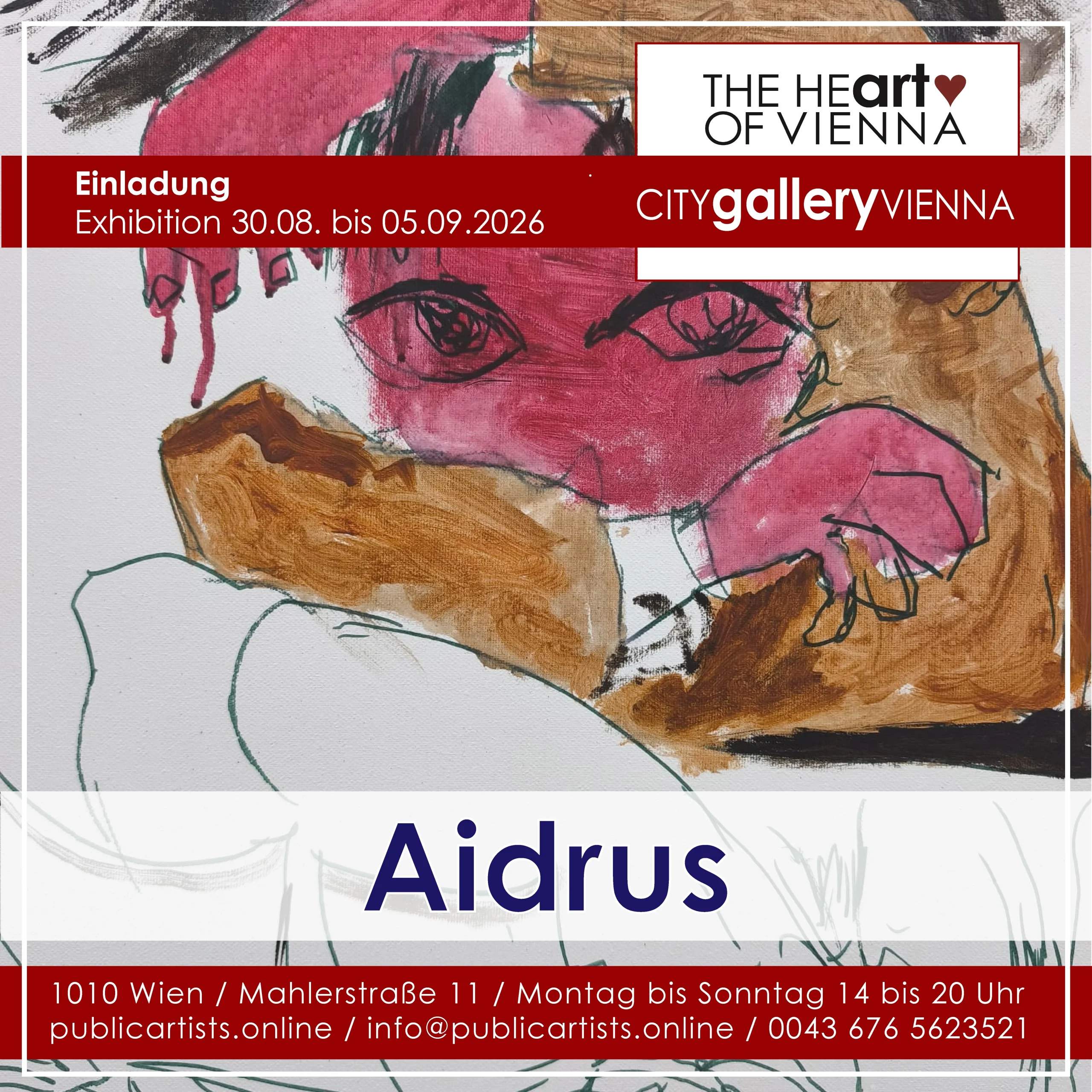 Aidrus in the CITYgalleryVIENNA