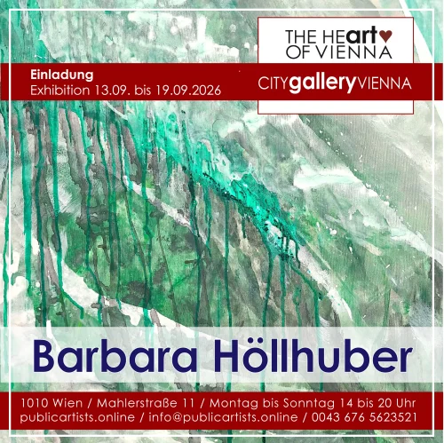 Barbara Höllhuber at the CITYgalleryVIENNA
