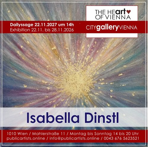 Isabella Dinstl at the CITYgalleryVIENNA