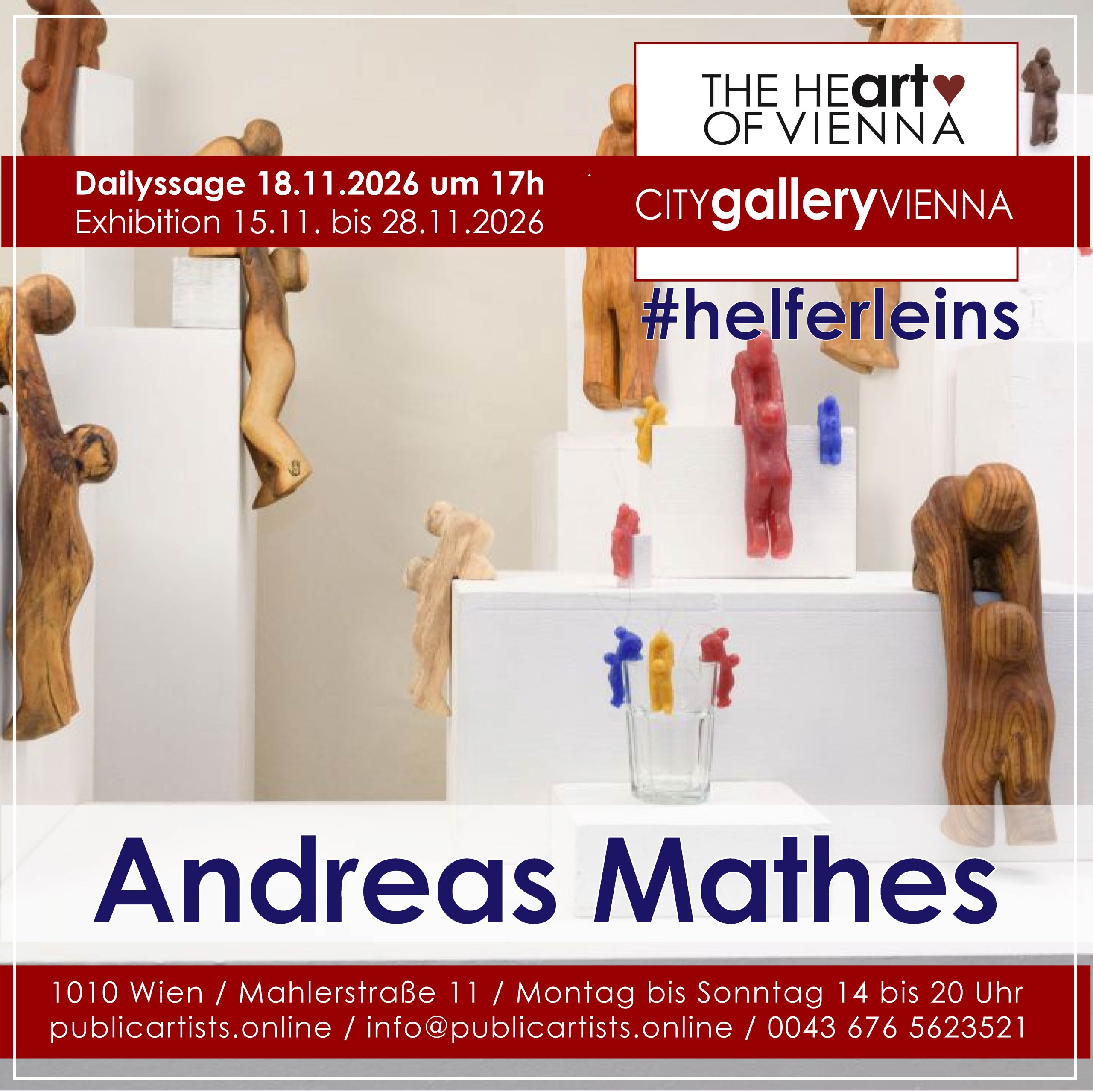 Andreas Mathes at the CITYgalleryVIENNA
