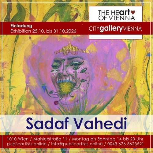 Sadaf Vahedi at the CITYgalleryVIENNA