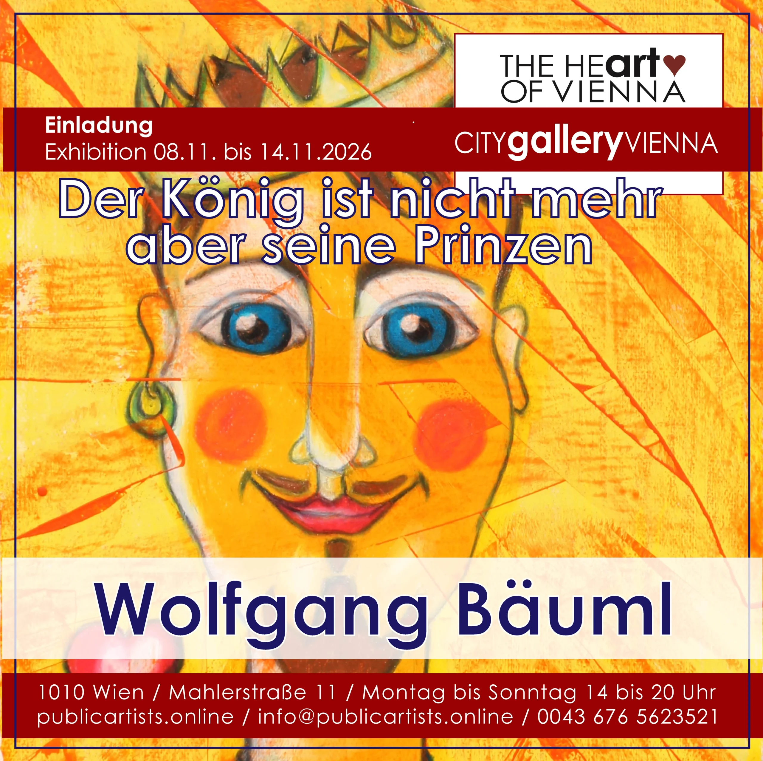 Wolfgang Bäuml at the CITYgalleryVIENNA
