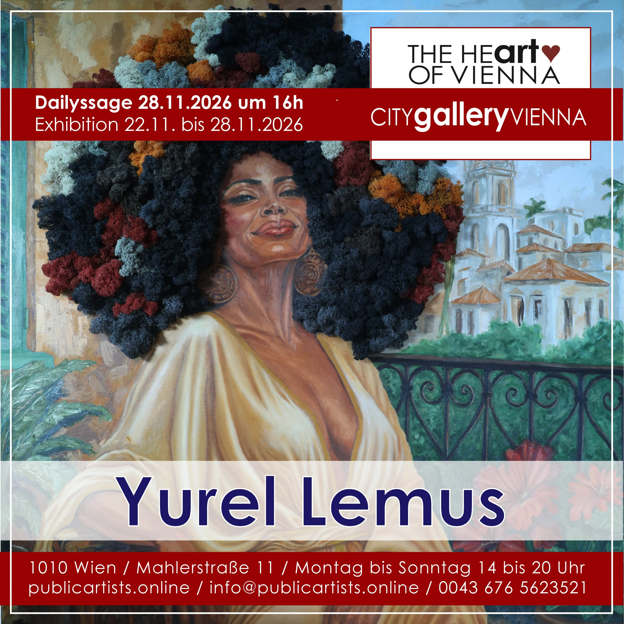 Yurel Lemus at the CITYgalleryVIENNA