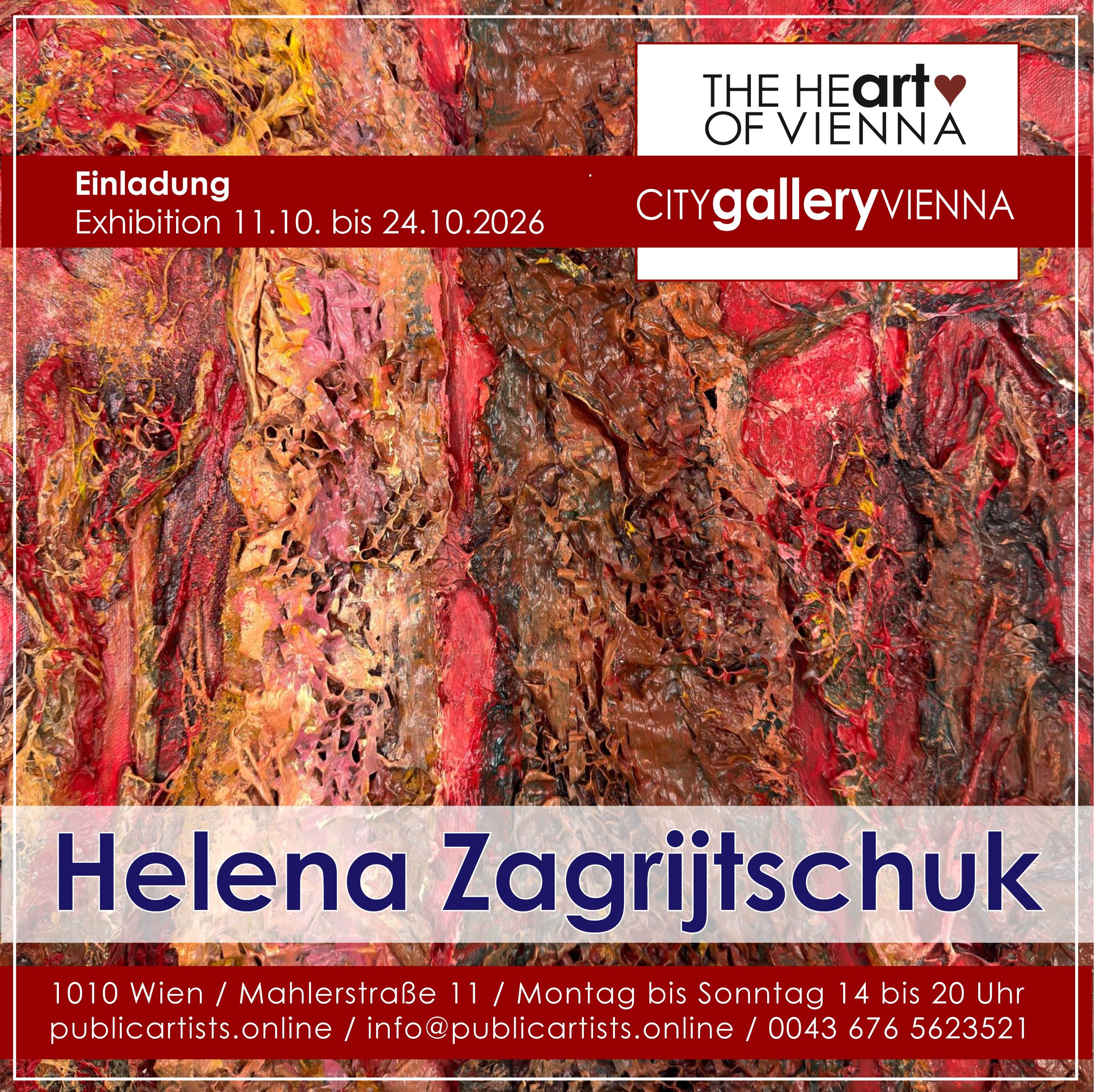 Helena Zagrijtschuk à la CITYgalleryVIENNA